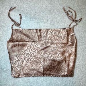 animal printed chic going out/dinner blouse